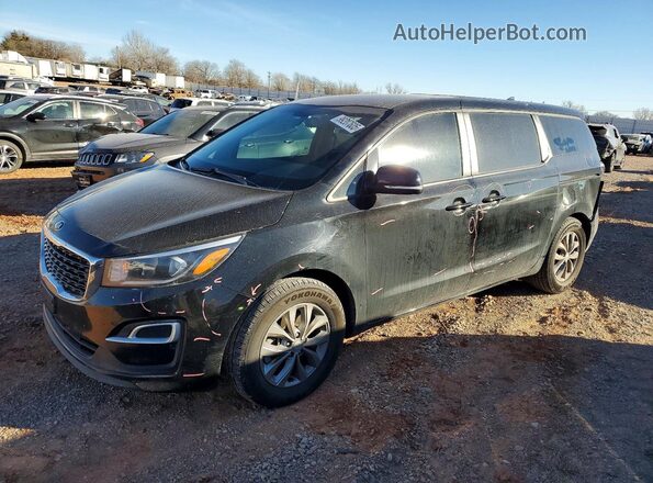 KNDMB5C17L6634761 2020 KIA SEDONA Черный Передняя левая четверть