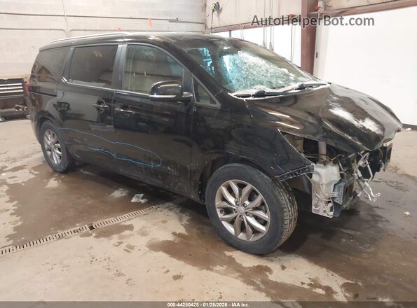 KNDMB5C18M6665003 2021 KIA SEDONA Black Delantero derecho