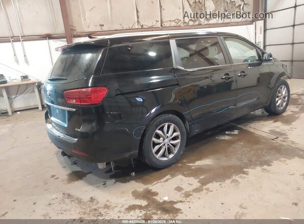 KNDMB5C18M6665003 2021 KIA SEDONA Black Trasero derecho