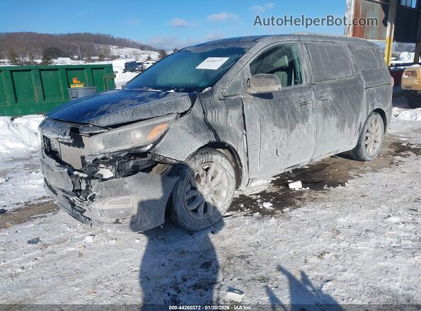 KNDMB5C18M6666152 2021 KIA SEDONA Black Передня ліва чверть