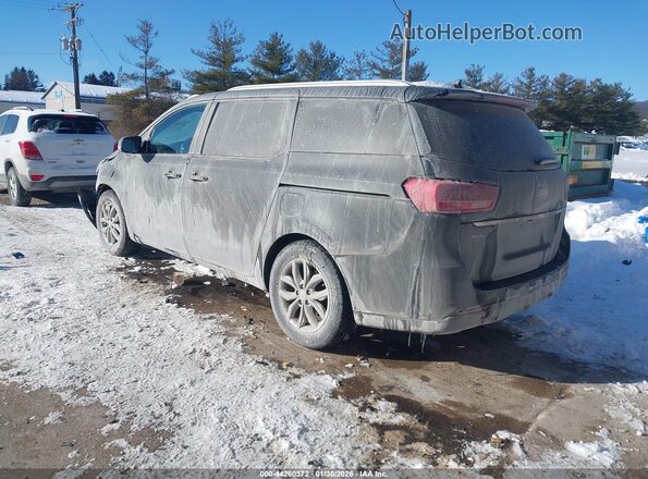 KNDMB5C18M6666152 2021 KIA SEDONA Black Задня ліва чверть