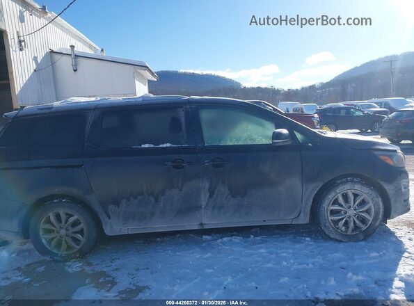 KNDMB5C18M6666152 2021 KIA SEDONA Black Вид задньої частини салону