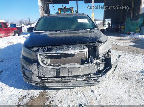 KNDMB5C18M6666152 2021 KIA SEDONA Black Вид щитка приладів