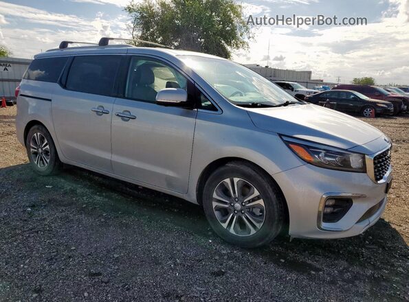 KNDMC5C13M6676147 2021 KIA SEDONA Серебряный Передняя правая четверть