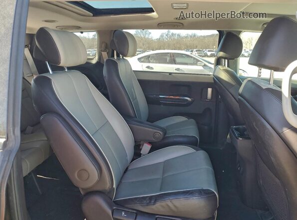 KNDME5C19G6155805 2016 KIA SEDONA Серый Вид задней части салона