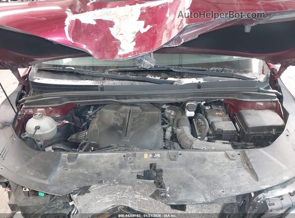 KNDNB4H37N6097515 2022 KIA CARNIVAL MPV Темно-бордовый Вид сзади