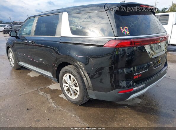 KNDNB4H3XN6156458 2022 KIA CARNIVAL MPV Черный Задняя левая четверть