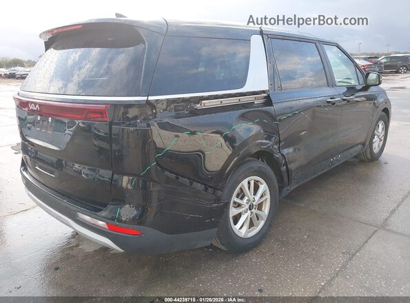 KNDNB4H3XN6156458 2022 KIA CARNIVAL MPV Черный Задняя правая четверть