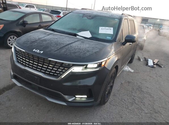 KNDNE5H32P6224882 2023 KIA CARNIVAL MPV Черный Передняя левая четверть