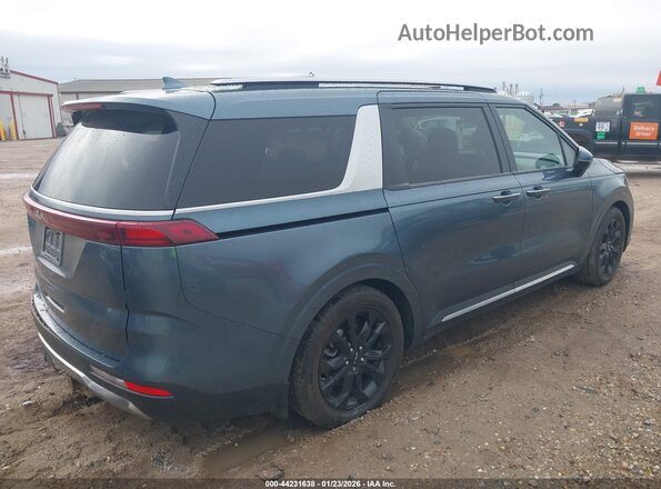 KNDNE5H33R6345410 2024 KIA CARNIVAL MPV Зеленый Задняя правая четверть