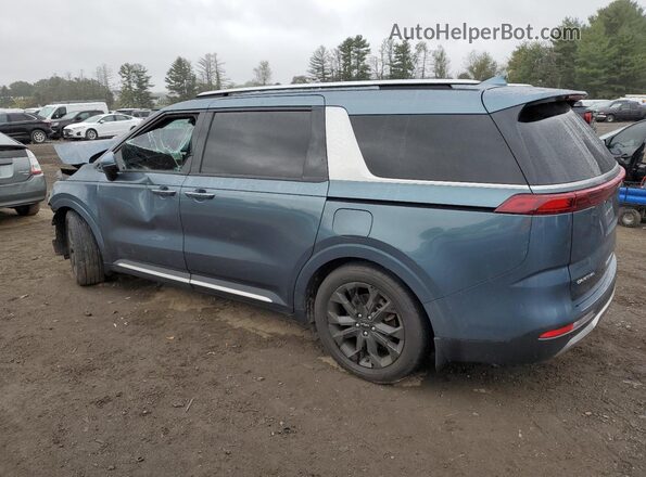 KNDNE5H34R6349837 2024 KIA CARNIVAL Бирюзовый Задняя левая четверть