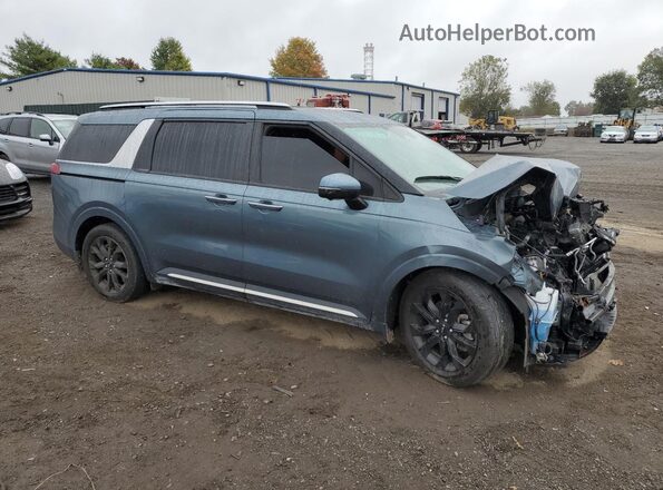 KNDNE5H34R6349837 2024 KIA CARNIVAL Бирюзовый Передняя правая четверть
