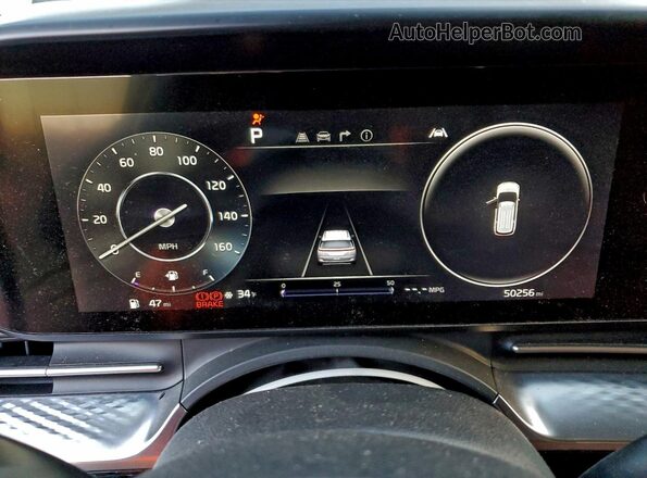KNDNE5H36P6192020 2023 KIA CARNIVAL Charcoal Vista del cuadro de instrumentos