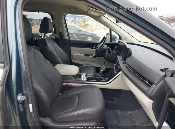 KNDNE5H36P6201573 2023 KIA CARNIVAL MPV Зеленый Вид салона спереди