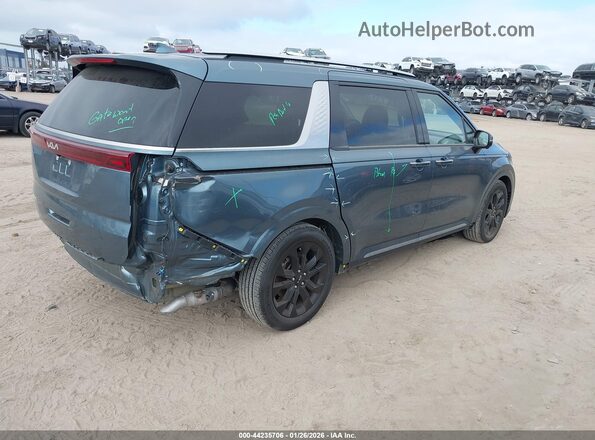 KNDNE5H36P6201573 2023 KIA CARNIVAL MPV Зеленый Задняя правая четверть
