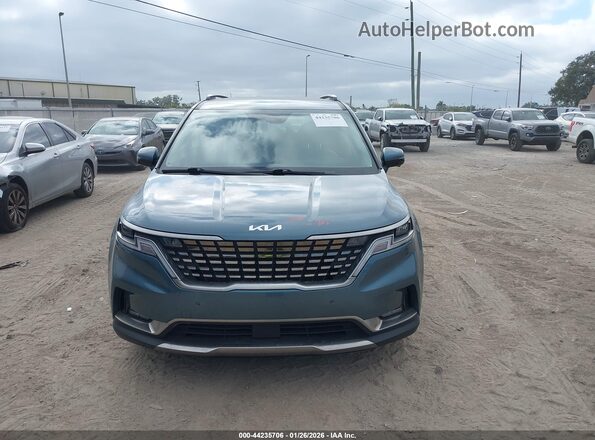 KNDNE5H36P6201573 2023 KIA CARNIVAL MPV Зеленый Вид задней части салона