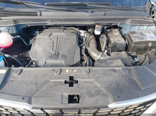 KNDNE5H38R6342132 2024 KIA CARNIVAL MPV Синий Вид сзади