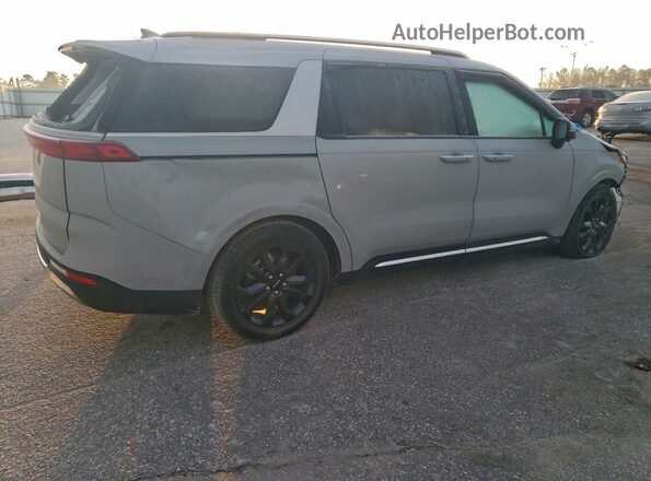 KNDNE5H39P6202104 2023 KIA CARNIVAL Серый Задняя правая четверть