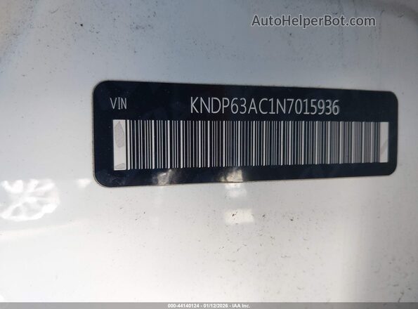 KNDP63AC1N7015936 2022 KIA SPORTAGE Белый Вид подкапотного пространства