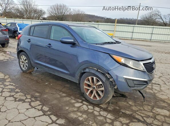 KNDPB3AC4G7880754 2016 KIA SPORTAGE Blue Delantero derecho