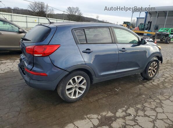 KNDPB3AC4G7880754 2016 KIA SPORTAGE Blue Trasero derecho