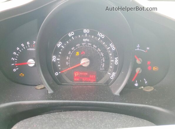 KNDPB3AC4G7880754 2016 KIA SPORTAGE Blue Vista del cuadro de instrumentos