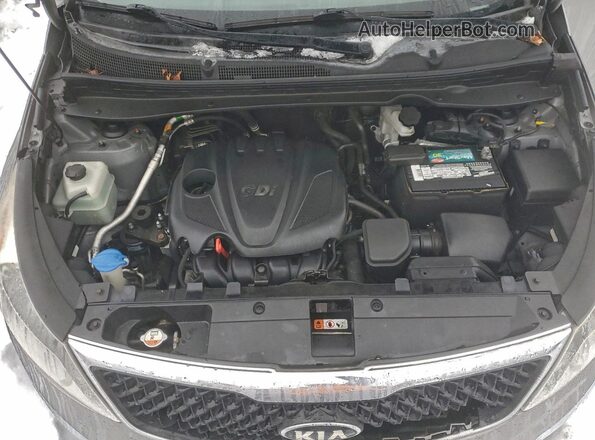 KNDPBCAC3G7802868 2016 KIA SPORTAGE Gray Widok komory silnika