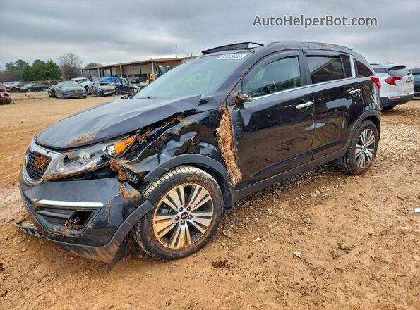 KNDPC3AC7G7845722 2016 KIA SPORTAGE Черный Передняя левая четверть