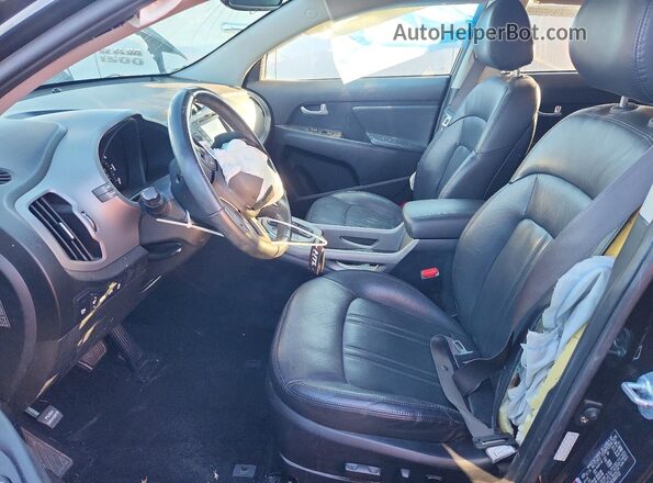 KNDPC3AC7G7845722 2016 KIA SPORTAGE Черный Вид салона спереди