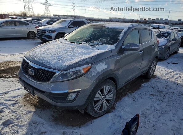 KNDPCCAC6G7836834 2016 KIA SPORTAGE Серебряный Передняя левая четверть