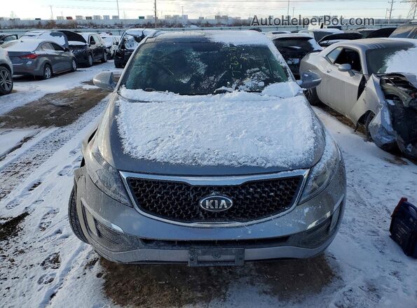 KNDPCCAC6G7836834 2016 KIA SPORTAGE Серебряный Вид спереди