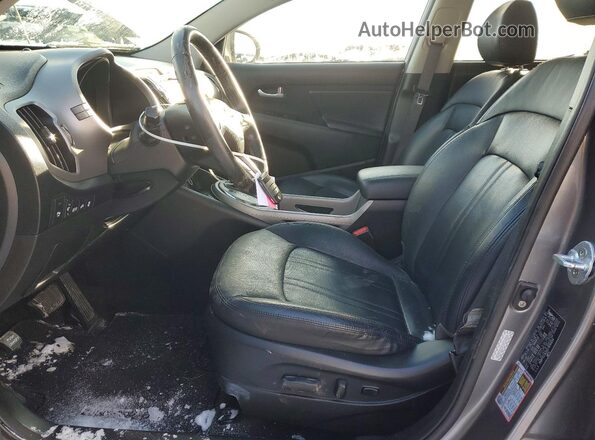 KNDPCCAC6G7836834 2016 KIA SPORTAGE Серебряный Вид салона спереди