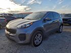 2017 Kia Sportage Lx Gray vin: KNDPM3AC0H7171976