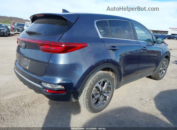 KNDPM3AC0N7956381 2022 KIA SPORTAGE Синий Задняя правая четверть