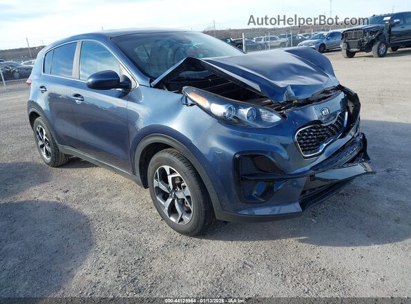 KNDPM3AC0N7956381 2022 KIA SPORTAGE Синий Передняя правая четверть