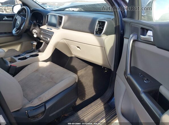 KNDPM3AC0N7956381 2022 KIA SPORTAGE Синий Вид салона спереди