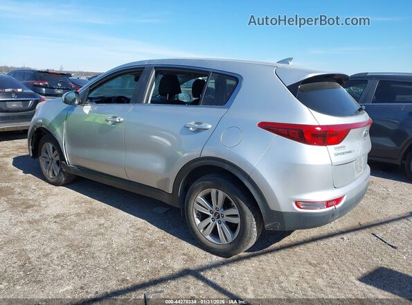 KNDPM3AC4J7312585 2018 KIA SPORTAGE Серебряный Задняя левая четверть