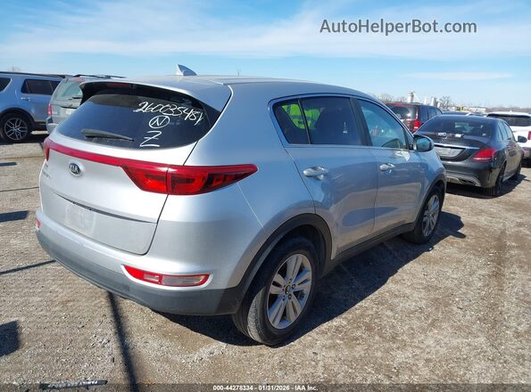 KNDPM3AC4J7312585 2018 KIA SPORTAGE Серебряный Задняя правая четверть