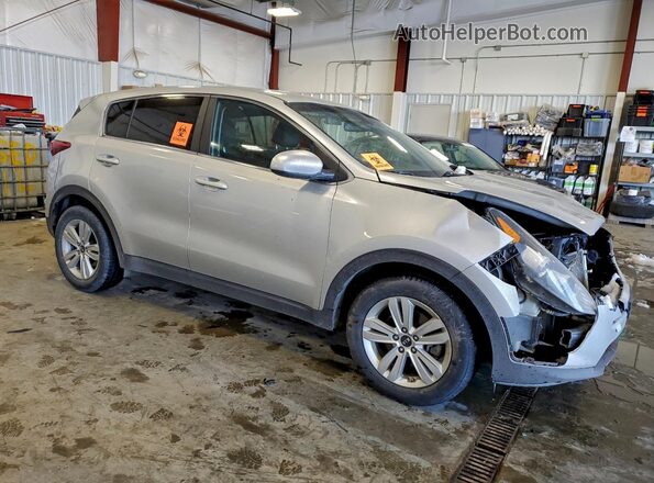 KNDPM3AC6K7616437 2019 KIA SPORTAGE Серебряный Передняя правая четверть