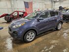 2018 Kia Sportage Lx Blue vin: KNDPMCAC0J7489506
