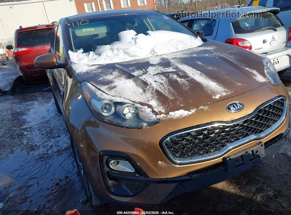 KNDPMCAC4M7861949 2021 KIA SPORTAGE Золотой Передняя правая четверть
