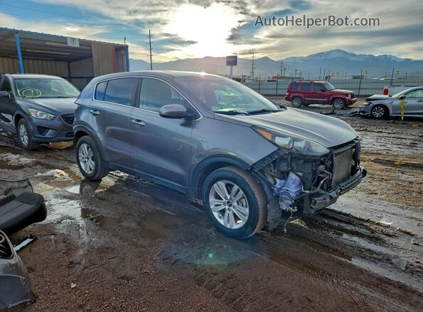 KNDPMCAC5J7314944 2018 KIA SPORTAGE Серый Передняя правая четверть