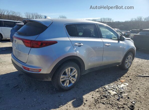 KNDPMCAC7K7556717 2019 KIA SPORTAGE Серебряный Задняя правая четверть