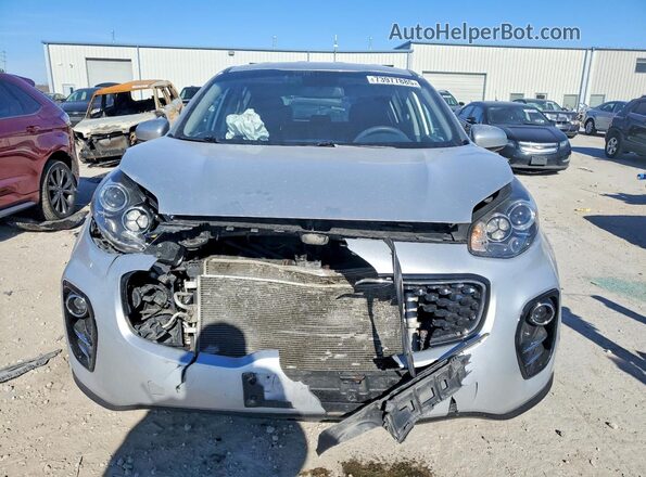 KNDPMCAC7K7556717 2019 KIA SPORTAGE Серебряный Вид спереди