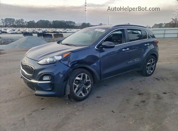 KNDPN3AC9M7899514 2021 KIA SPORTAGE Синий Передняя левая четверть