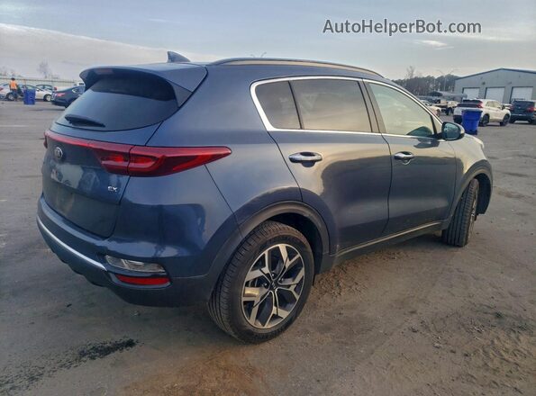 KNDPN3AC9M7899514 2021 KIA SPORTAGE Синий Задняя правая четверть