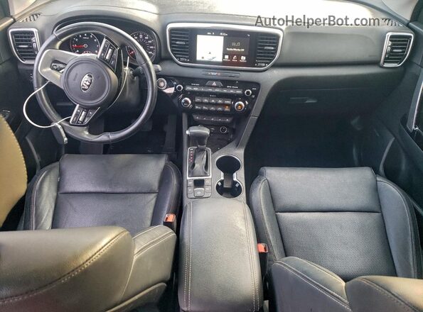 KNDPN3AC9M7899514 2021 KIA SPORTAGE Синий Вид панели приборов