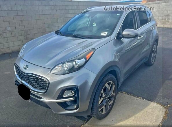 KNDPNCAC3M7910815 2021 KIA SPORTAGE Серый Задняя правая четверть