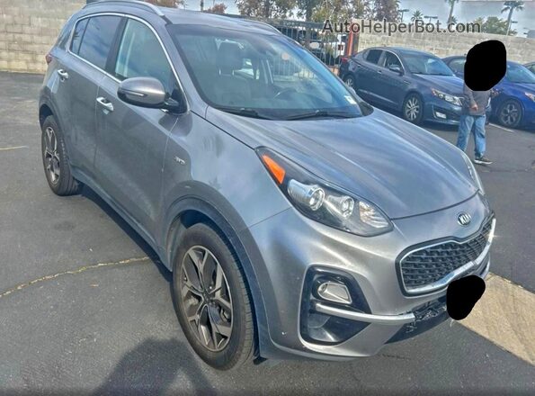 KNDPNCAC3M7910815 2021 KIA SPORTAGE Серый Задняя левая четверть