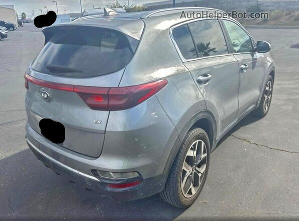 KNDPNCAC3M7910815 2021 KIA SPORTAGE Серый Вид спереди